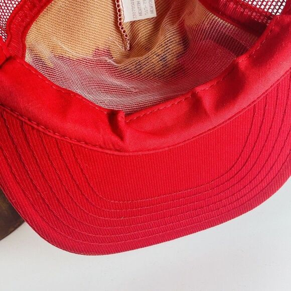 Lee Sapp Bros Enterprises Mesh Snapback Trucker Hat Cap VTG Big Red Country NE - Picture 10 of 11